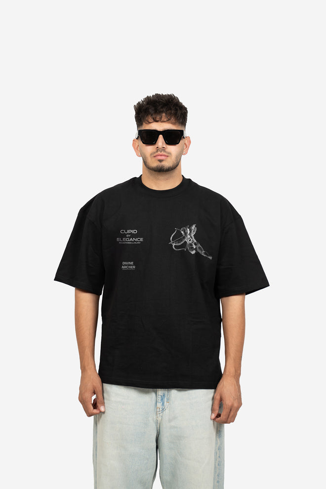 THE CUPID OVERSIZED TSHIRT | BLACK