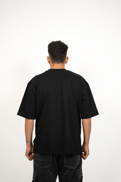 DOBERMAN BLACK TEE | OVERSIZED T-SHIRT