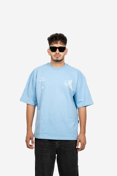 THE CUPID OVERSIZED TSHIRT | SKY BLUE