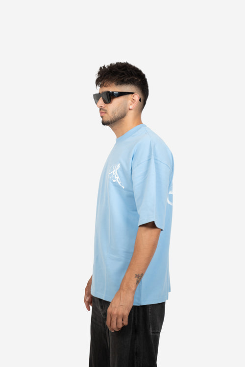 THE CUPID OVERSIZED TSHIRT | SKY BLUE